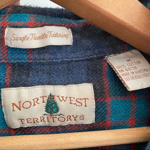 Vintage Single Stitch Plaid Flannel Button Down - Picture 4 of 7